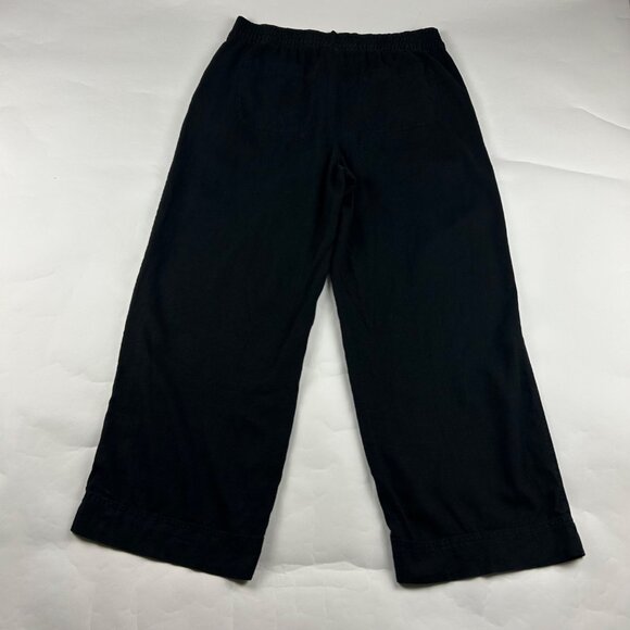 Old Navy Black Linen Blend Wide Leg Lounge Pant L - Picture 6 of 7